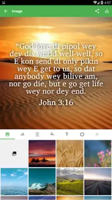 Nigerian Pidgin - Bible android App screenshot 0