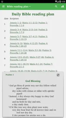 Nigerian Pidgin - Bible android App screenshot 2