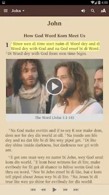 Nigerian Pidgin - Bible android App screenshot 5